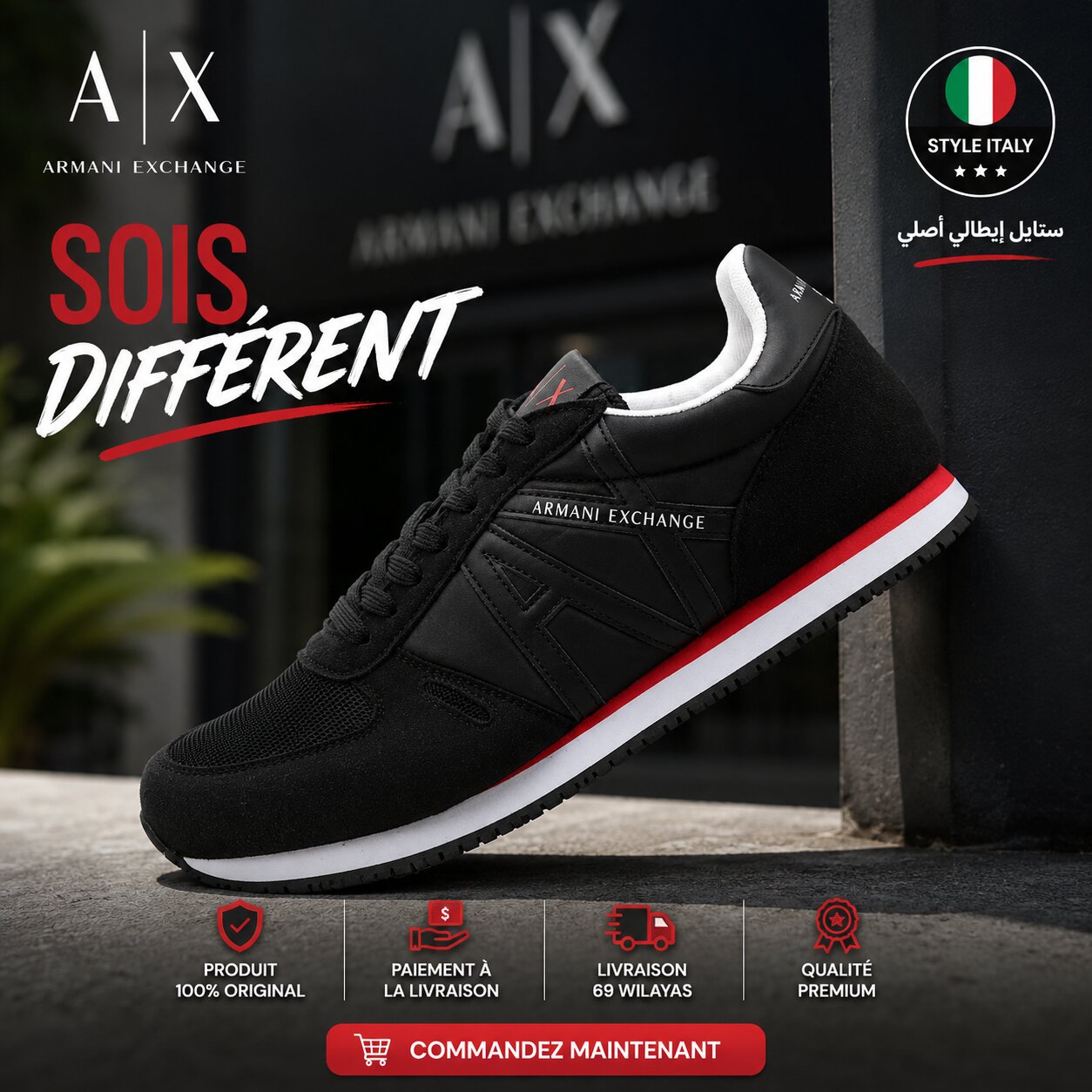 Armani Exchange Rio Sneakers - XUX017-XCC68