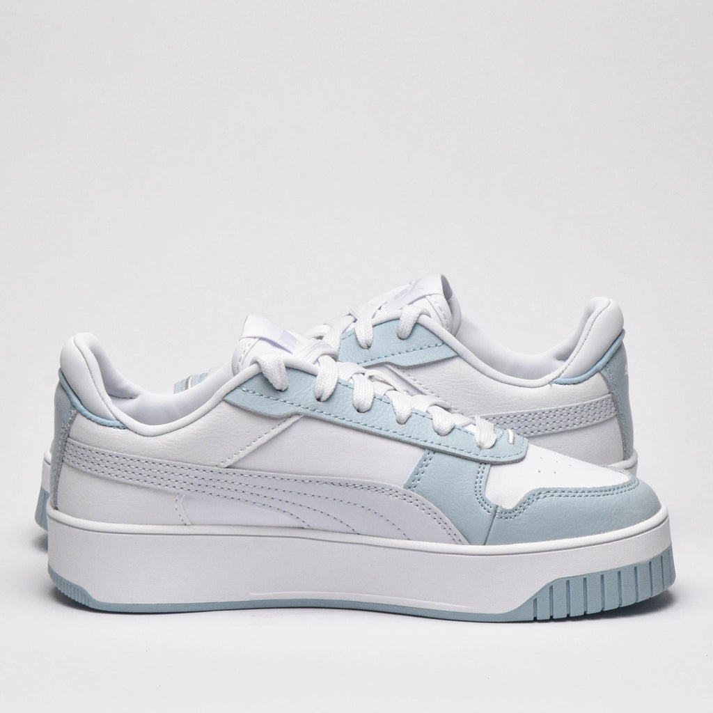 PUMA CARINA STREET JR WHITE SILVER MIST - 393846-07