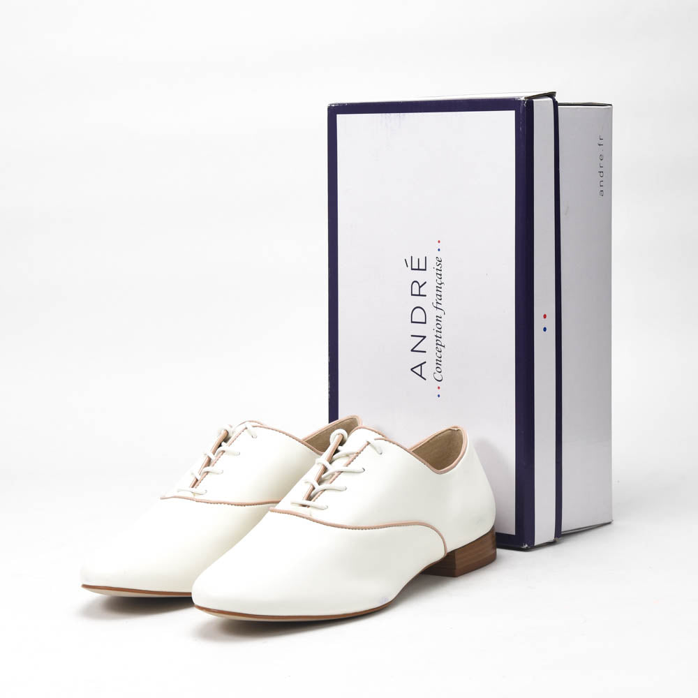 ANDRÉ DERBY FEMME VIOLETTE BLANC - 52125370614