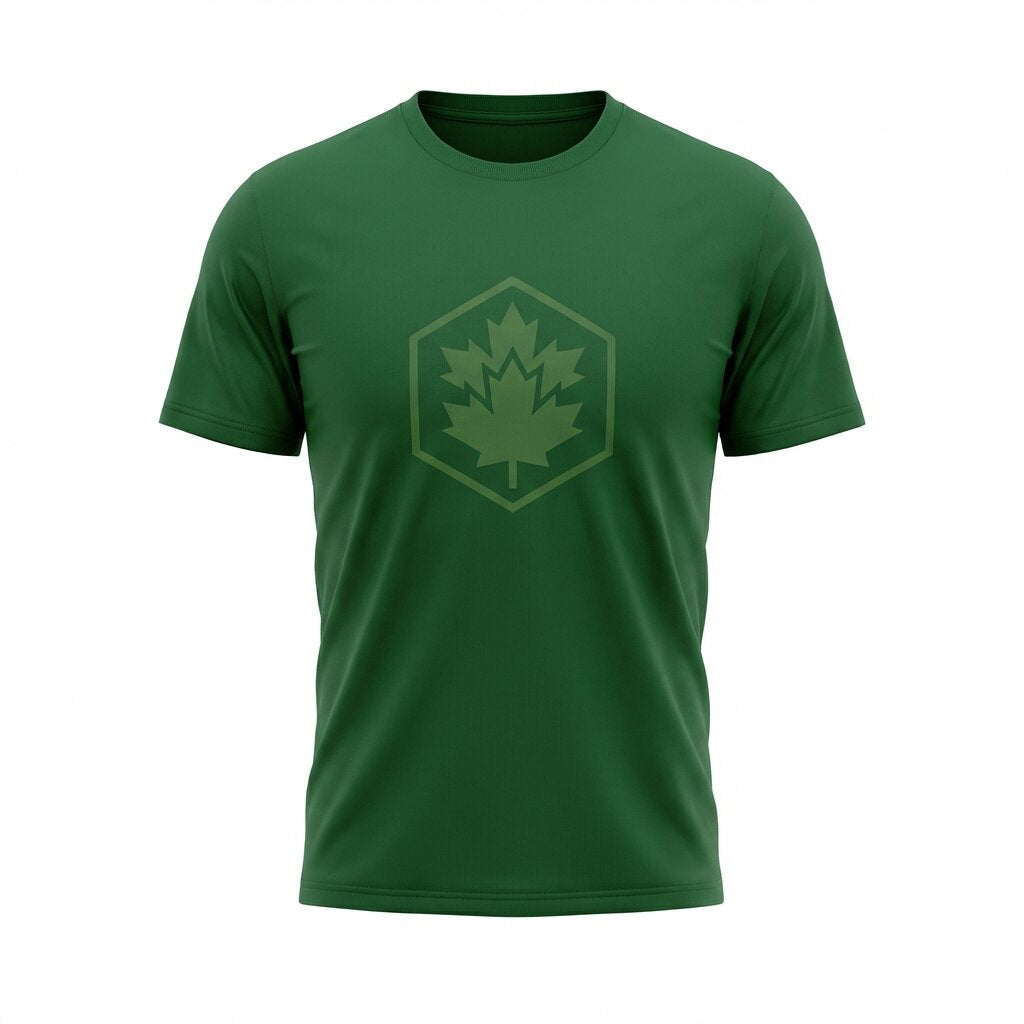 LUMBERJACK MEN TEE BIG ICONIC LOGO GREEN - LBJ24006-GRN