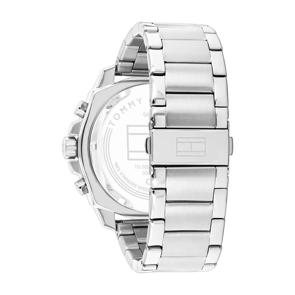 Montre Tommy Hilfiger Morgan Grey Silicone Bezel Chain-Link - 1710689