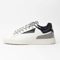 La Martina Cup Leather Sneakers White Blue - LFM252-001-A00-A2
