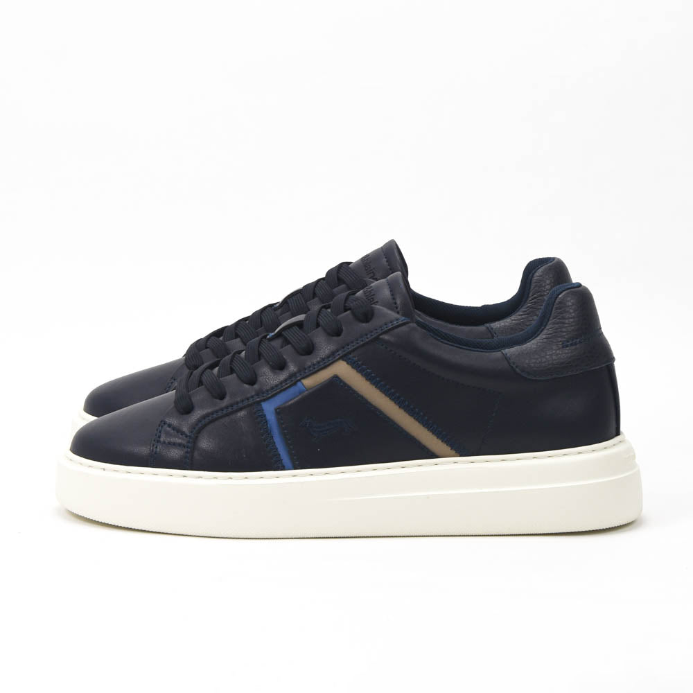 Harmont and Blaine Blue Sneakers Homme - EFM252-022-1B0-12