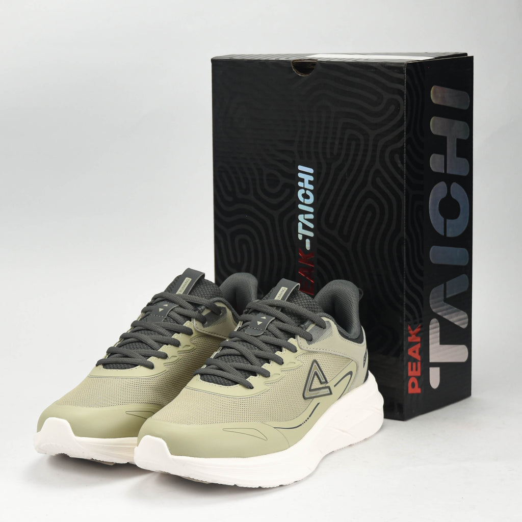 PEAK BASKET DE RUNNING TAICHI HOMME KAKI - EXT54427H-D868