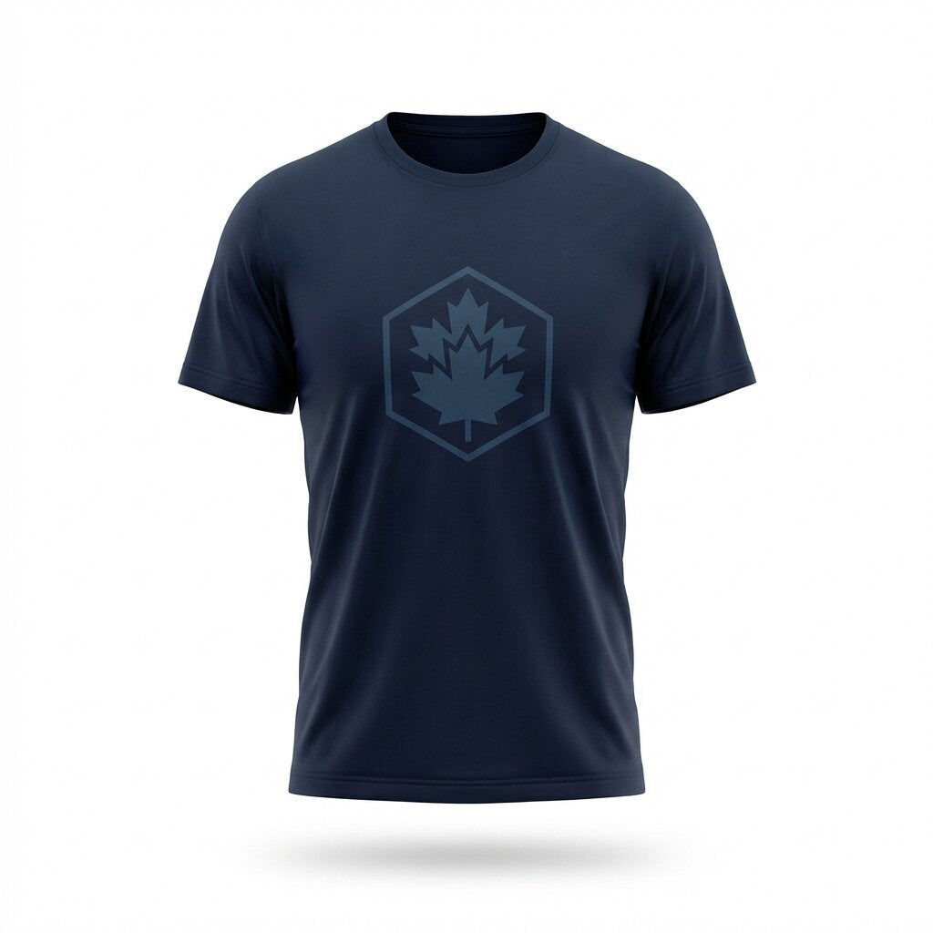 LUMBERJACK MEN TEE BIG ICONIC LOGO NAVY - LBJ24006-BLG