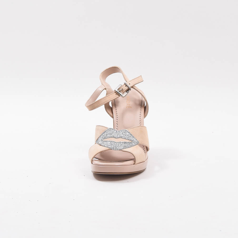 ANDRÉ SANDALES FEMME CUIR NUDE - 52314639087