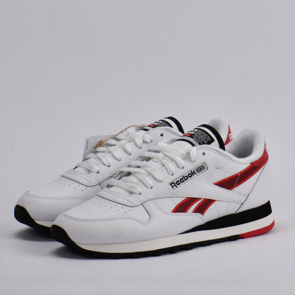 REEBOK CLASSIC LEATHER WHITE/RED/BLACK - 100201077