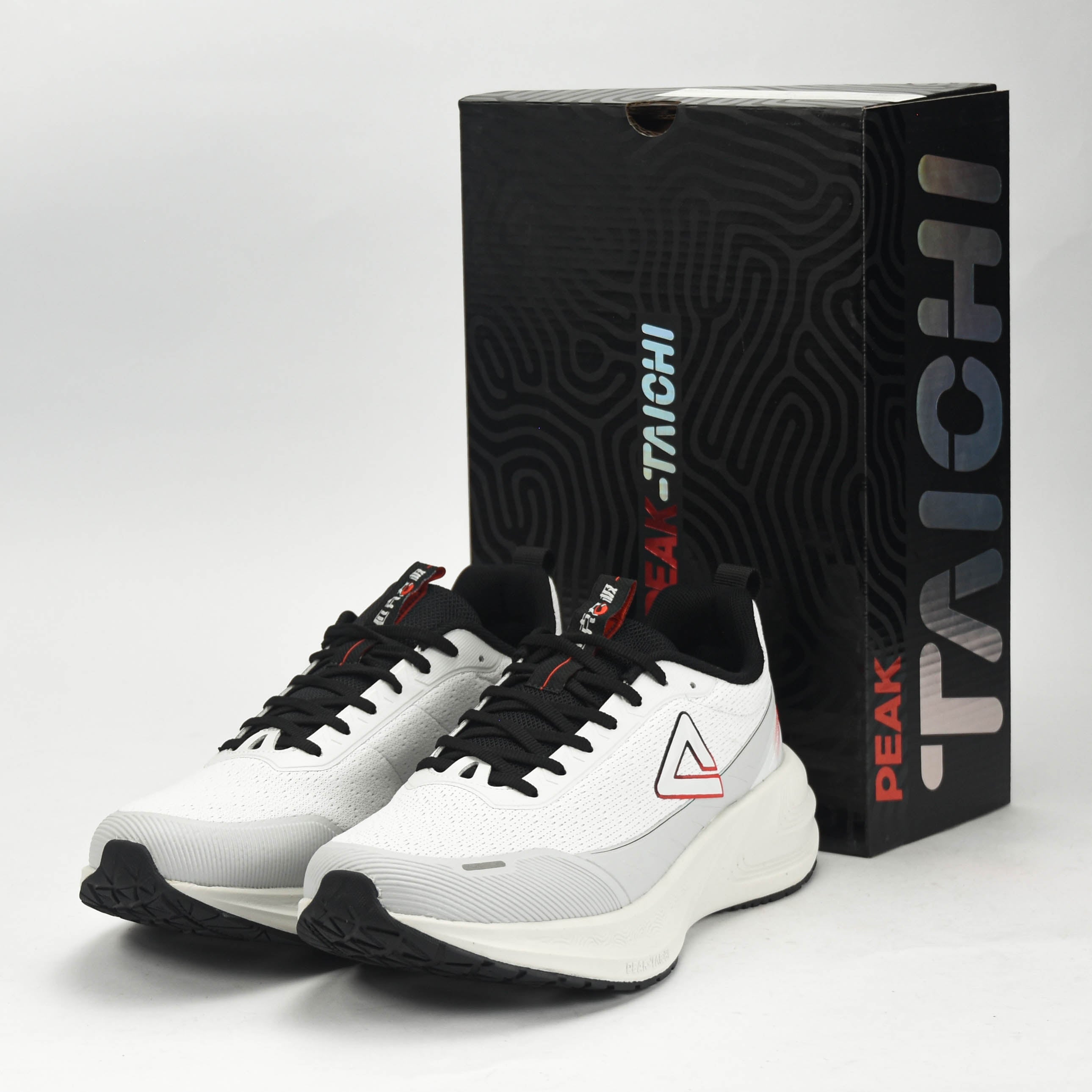 Peak Taichi Cushion Running Shoes Lt.Grey/Black - EXT54387H-2220