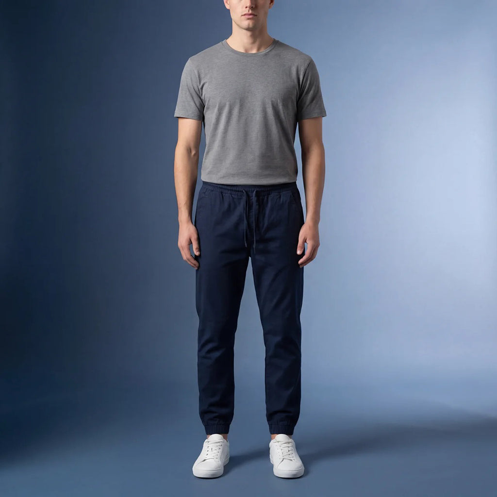 DEPART JOGGER SLIM HOMME NAVY - G21-000176-NAVY