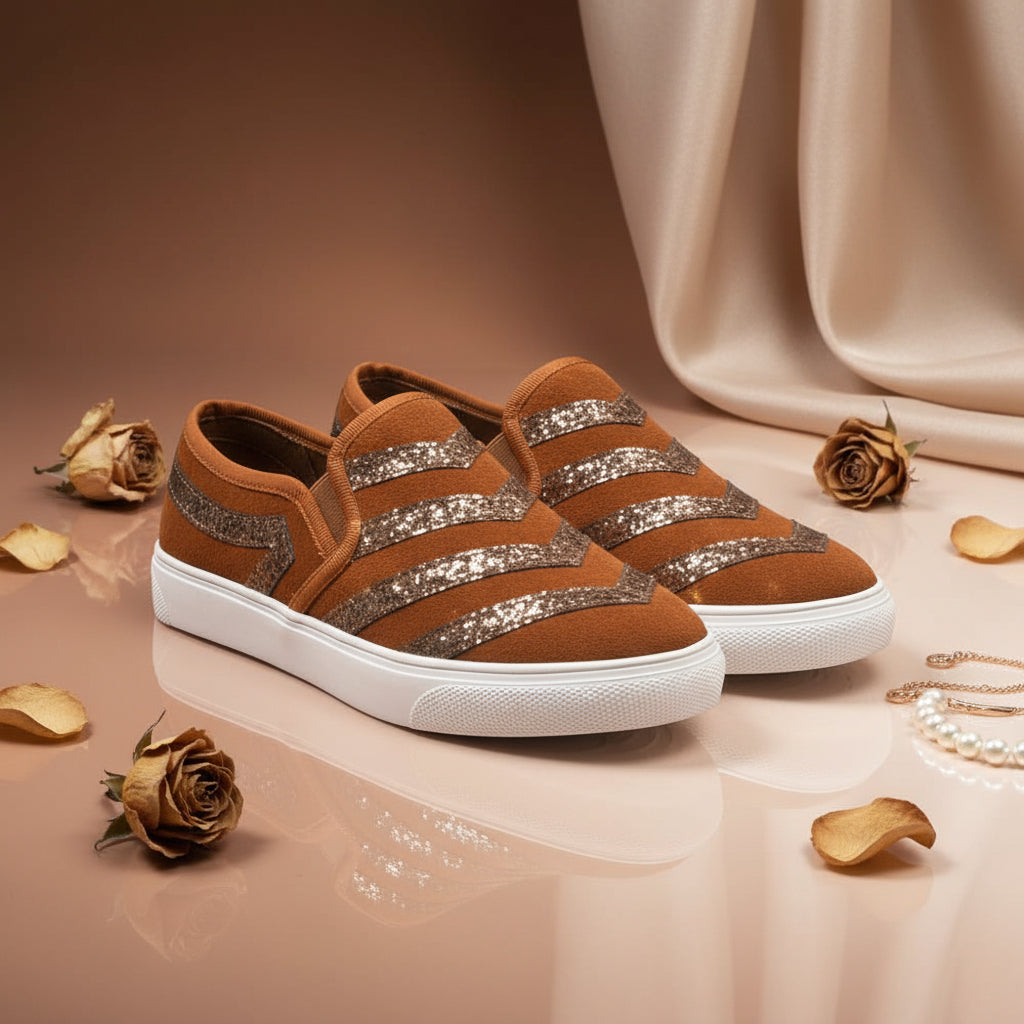 ANDRÉ ESPADRILLES FEMME LOUXOR MARRON - 52149201009