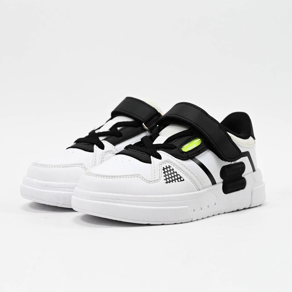 Peak Kid\'s Culture Shoes White Black - EK41850B-1020