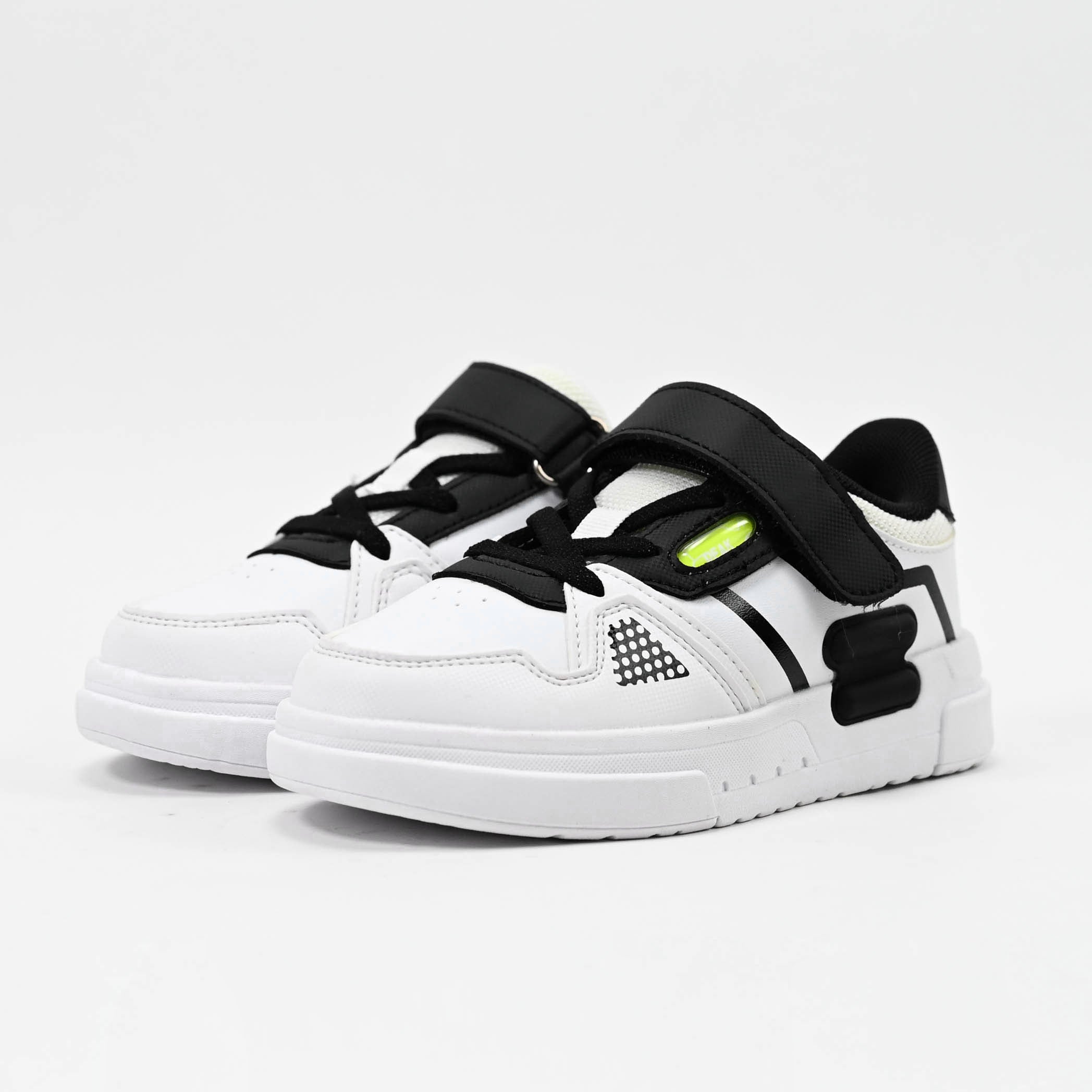 Peak Kid\'s Culture Shoes White Black - EK41850B-1020