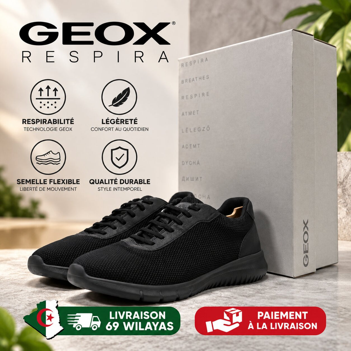 GEOX - FOOTWEAR - U45BVB014EK-C9999