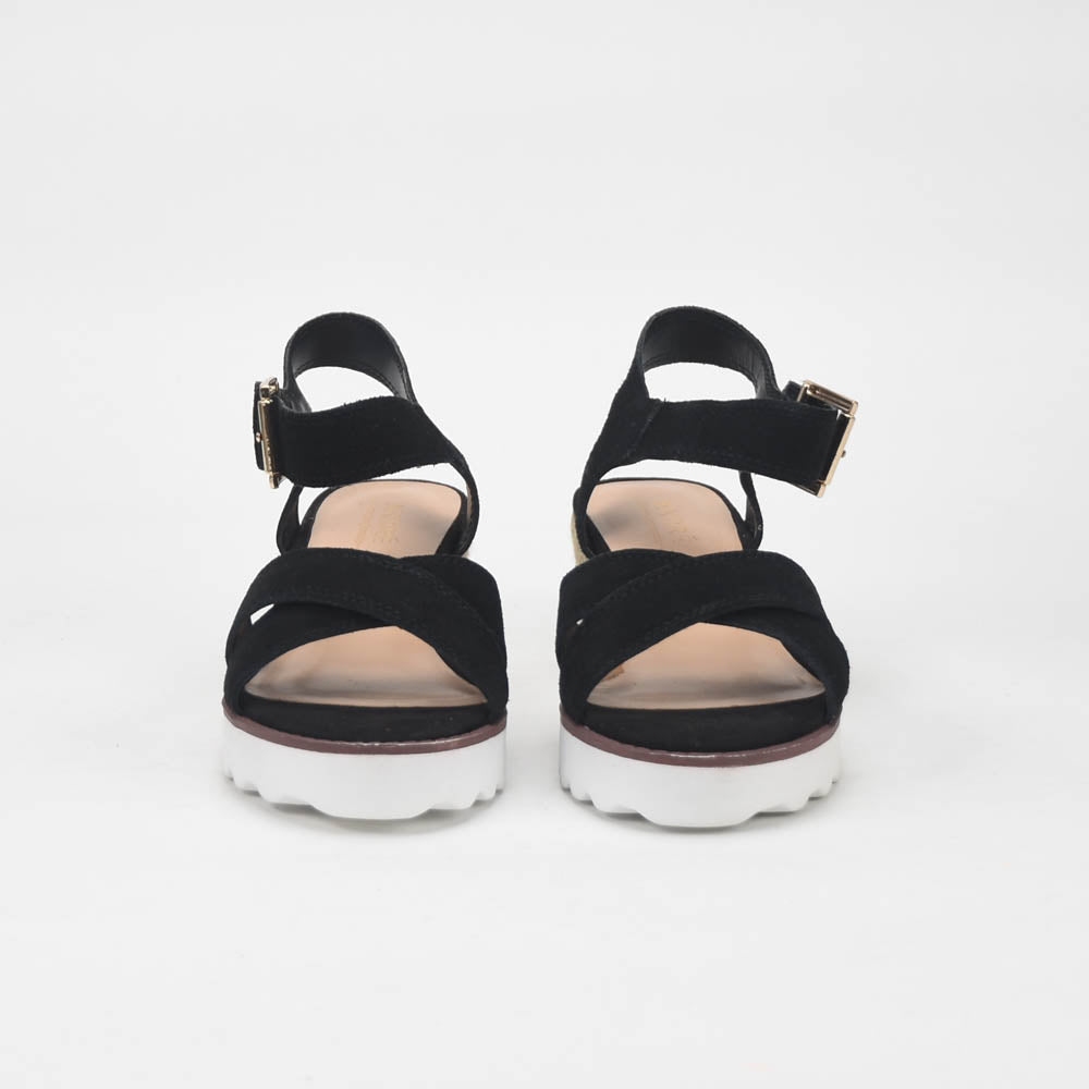 ANDRÉ SANDALES FEMME DAIM NOIR - 52314135637