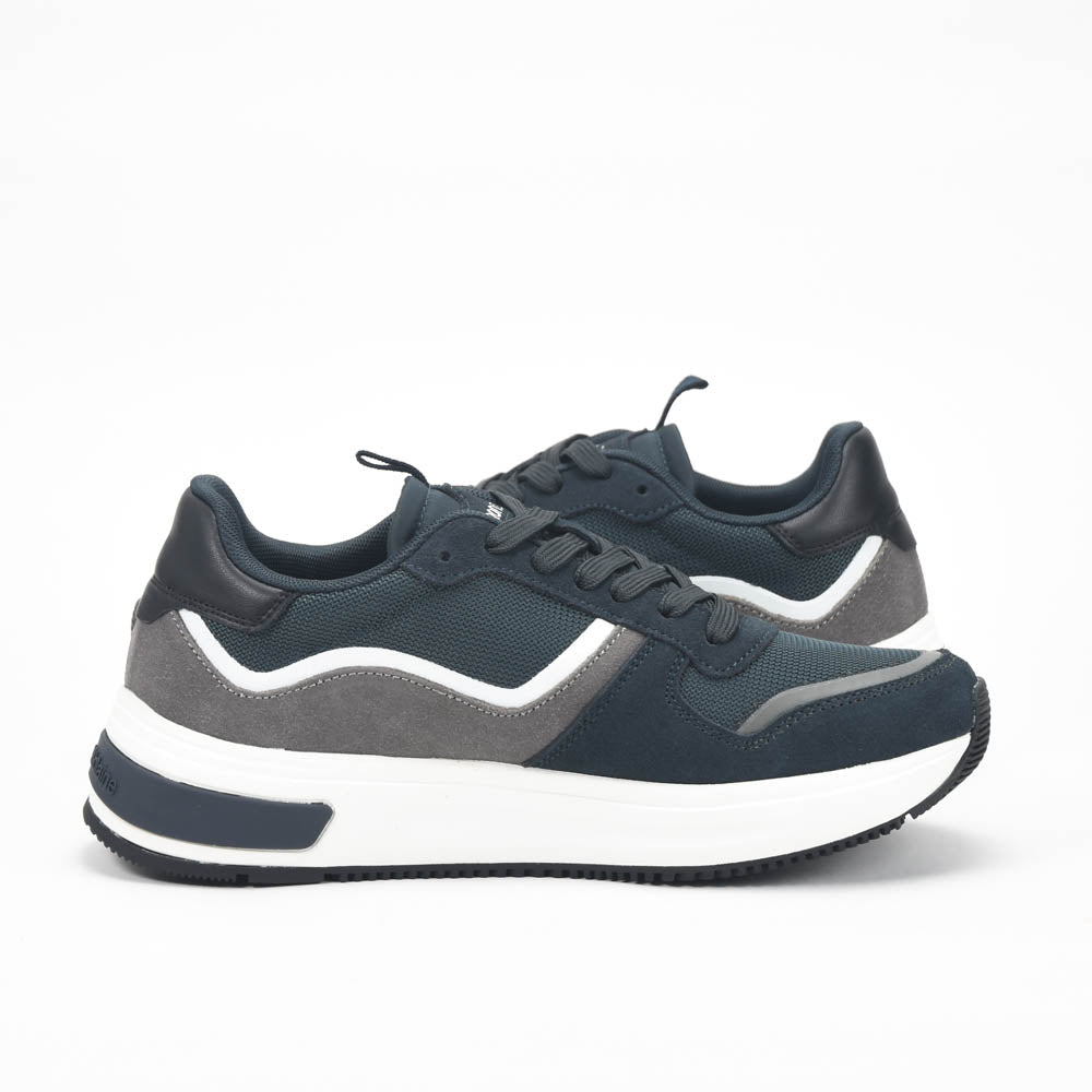 Harmont and Blaine Suede and Fabric Sneakers - EFM252.050.A60.A6