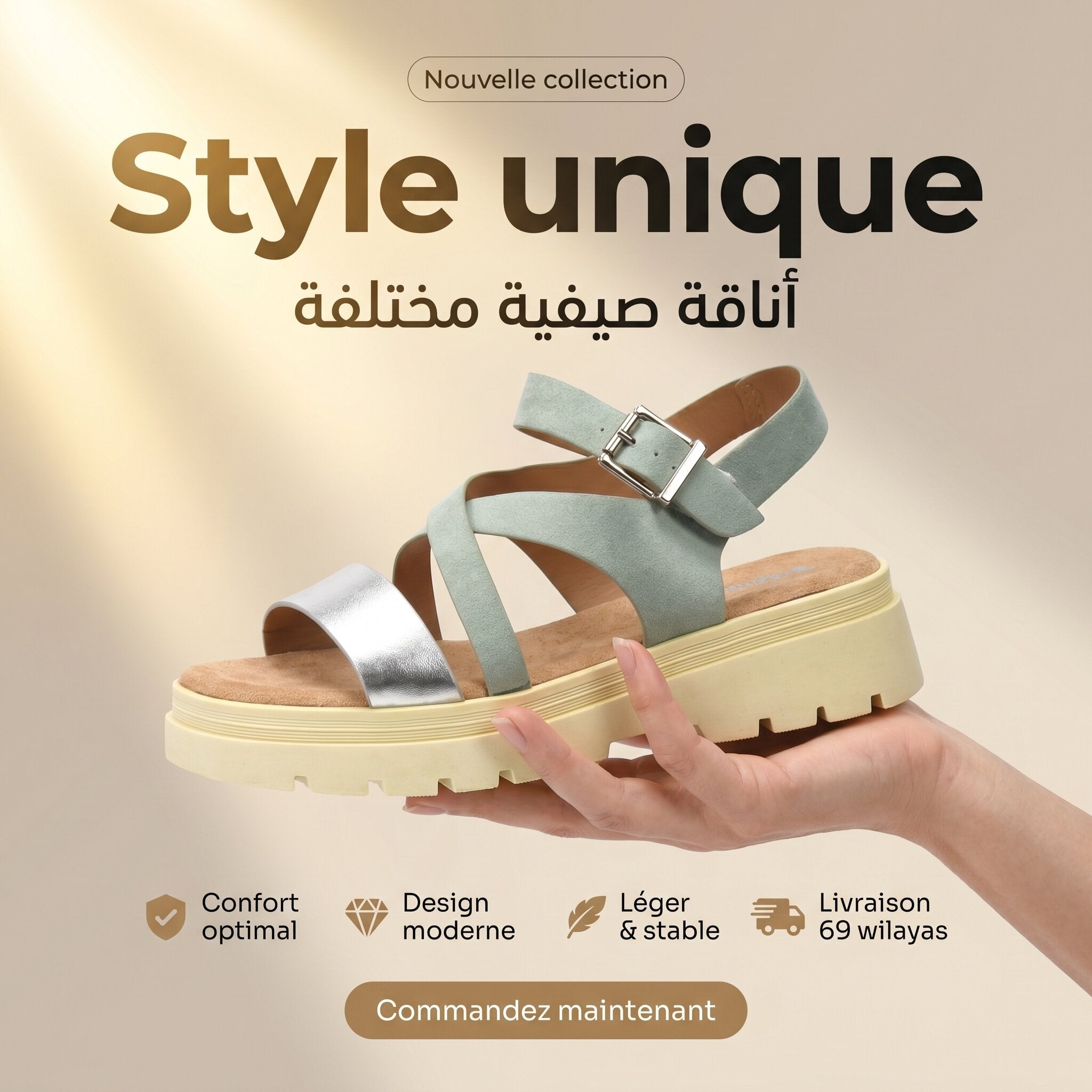 Safety Jogger Sandales Jeune Fille Métallisées - 590033-SIL-MTG