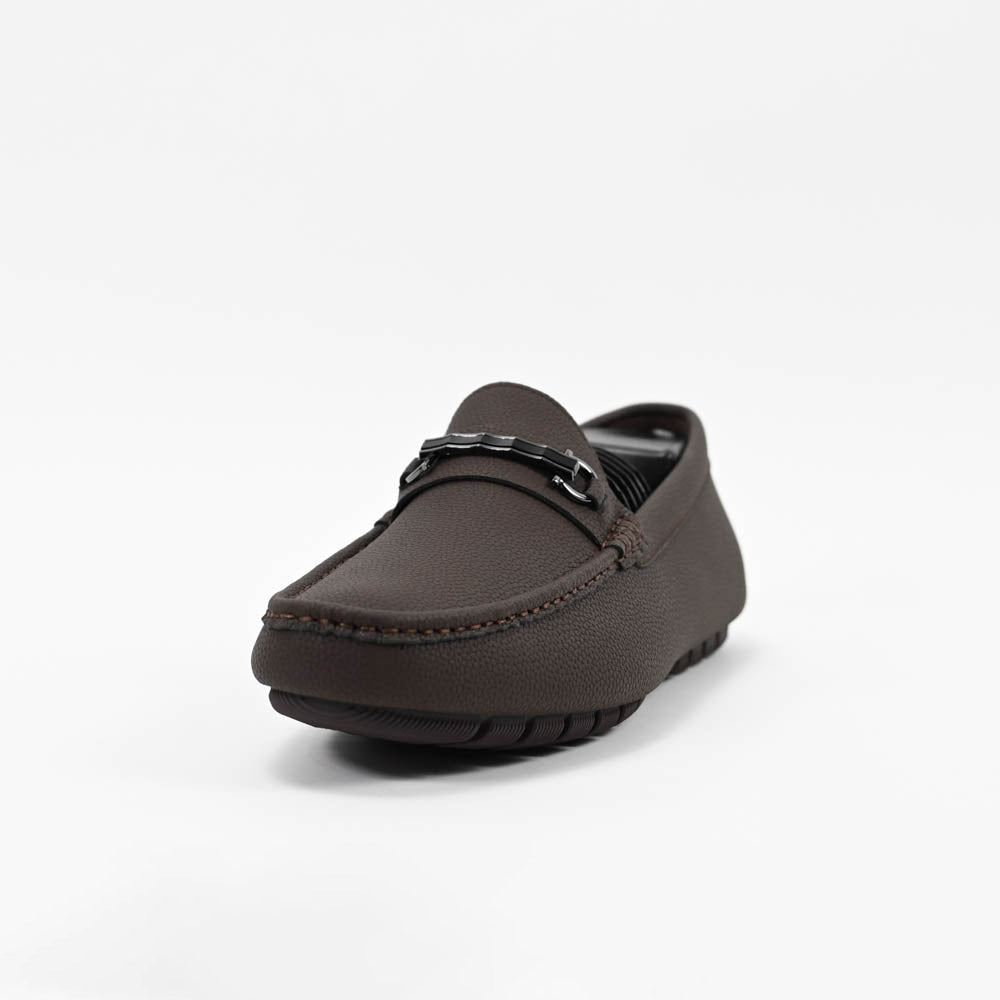 Massimo Mocassins Driving Loafers - 222-10A-BROWN