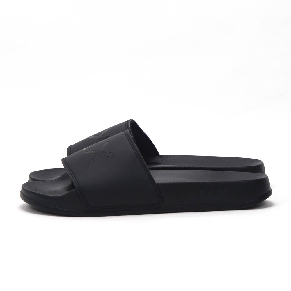 SUN68 Logo Black Slippers - X36110-11