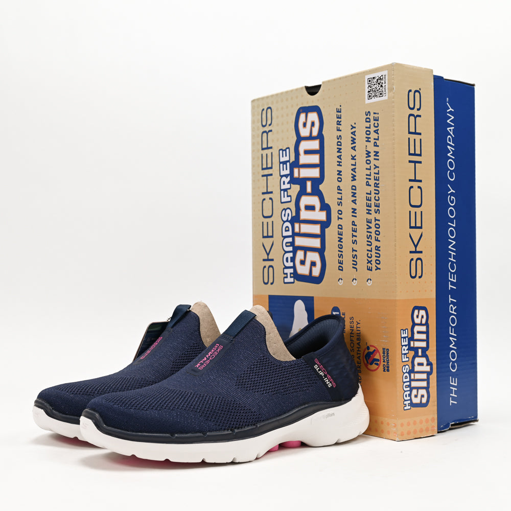 Skechers GO WALK 6 – Fabulous View Slip-ins Walking Shoes - 124569-NVY