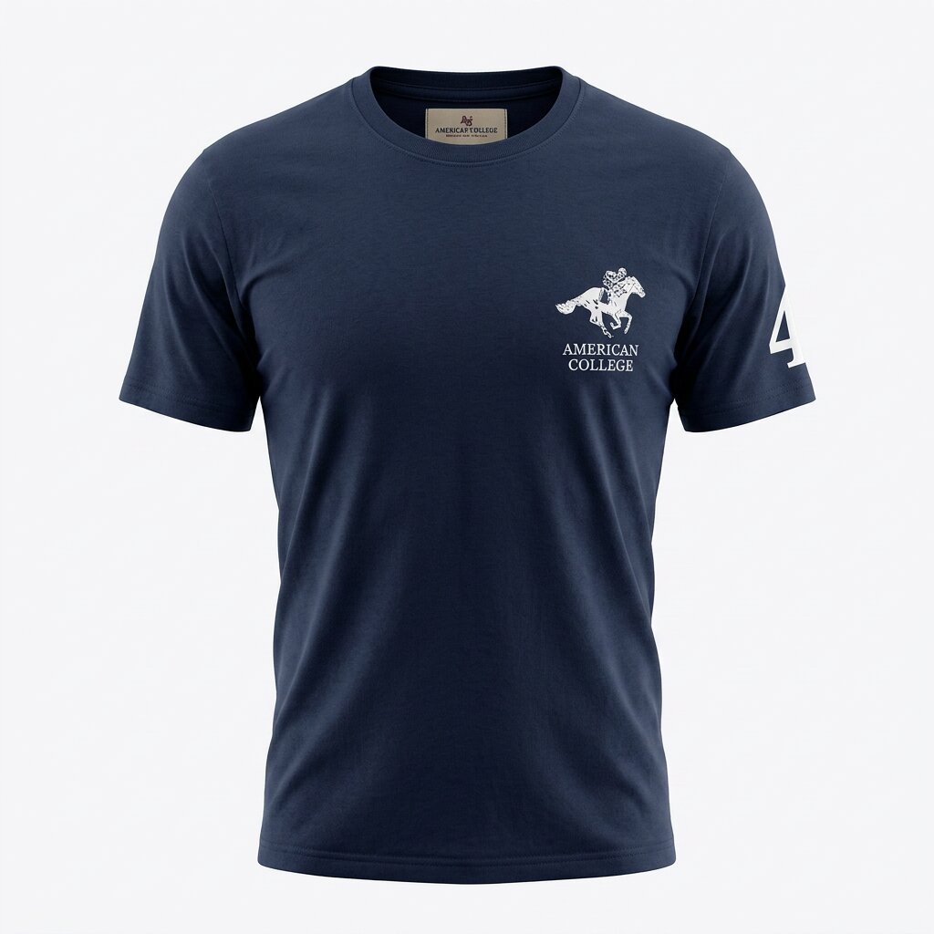 American College t-shirt pour Homme - TS260104-NAVY