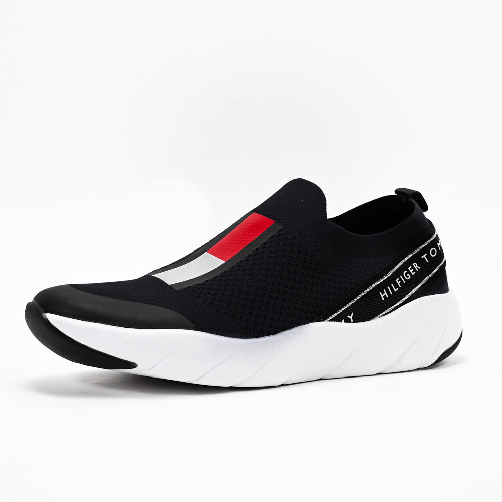 Tommy Hilfiger Low Cut Slip-On Sneakers - T3A4-30418-0702800-BLACK