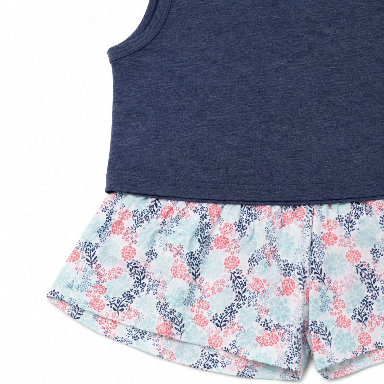 Pyjama d'Été Femme Bleu - P-BOULEVARD-GRIS