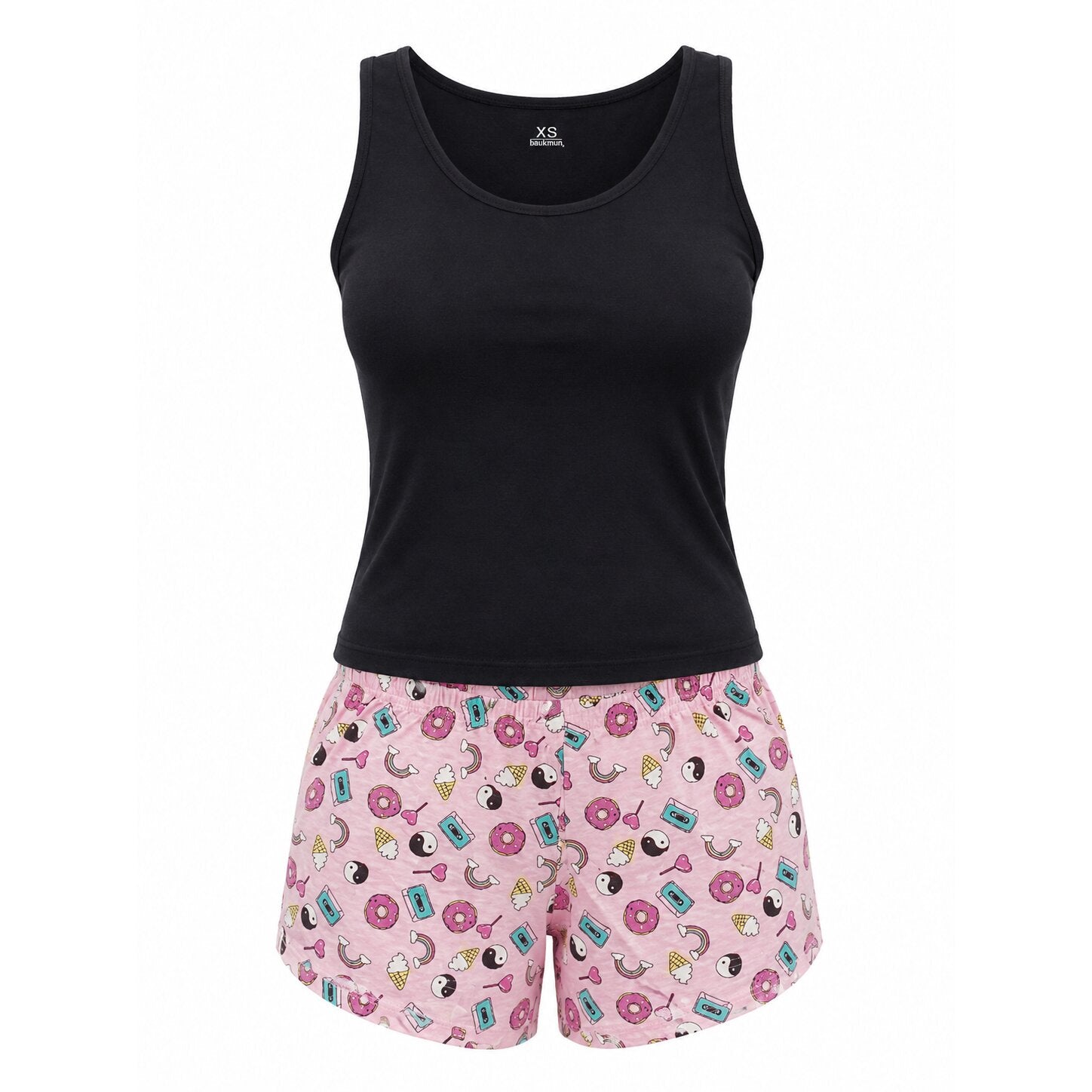 Pyjama d\'Été Femme Noir - P-BOULEVARD-N