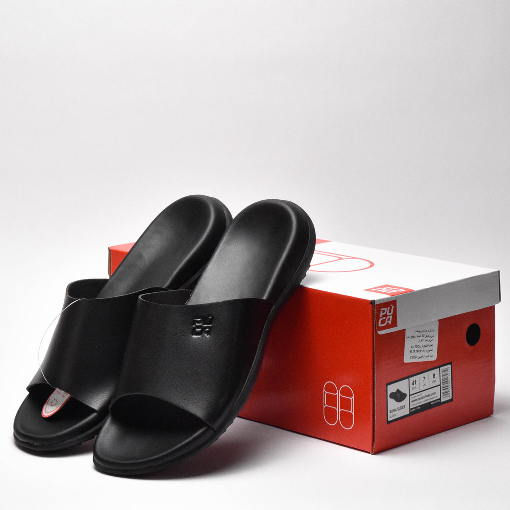 PUCA MEN SPORT SLIPPERS CRATER BLACK - 10933