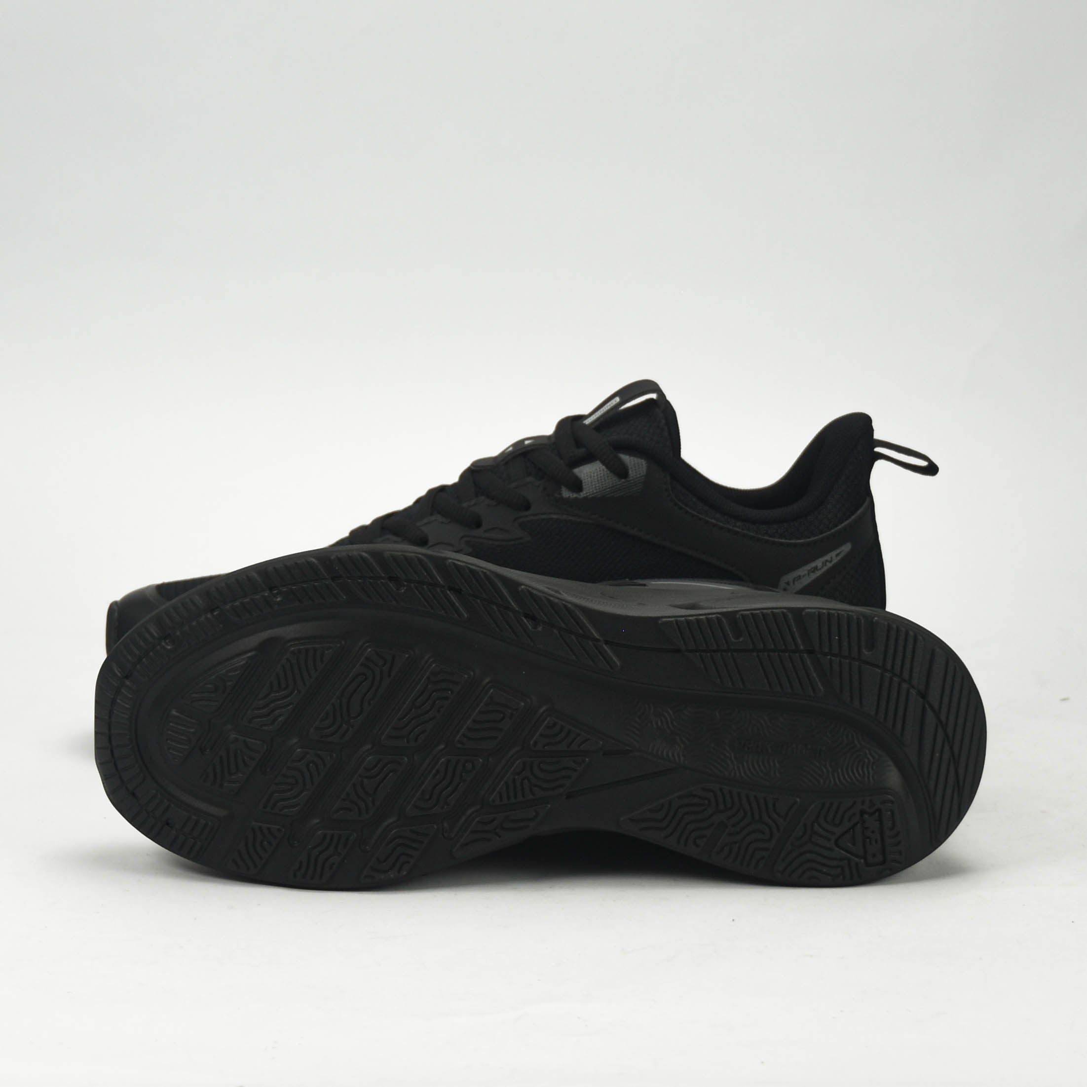PEAK TRAINING RUNNING SHOES-ALL BLACK - EXT54427H-Y291