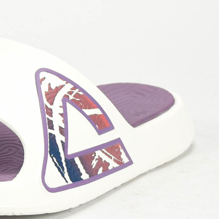 Peak Taichi Sports Slippers White/Purple - ET53098L-Z472