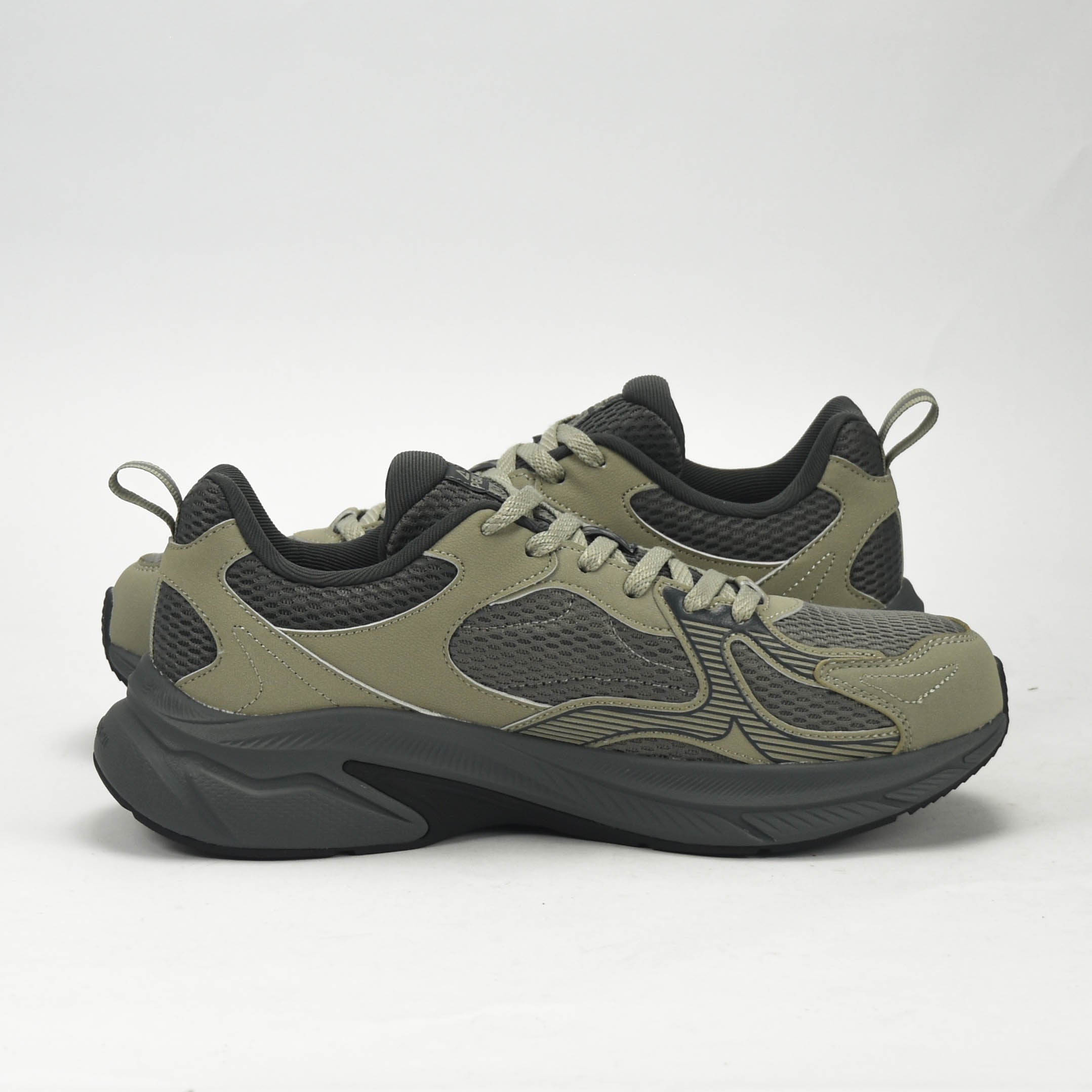 Peak Taichi Training Running Shoes Asphalt Green/Magnetic Grey - EXT54437H-N59D