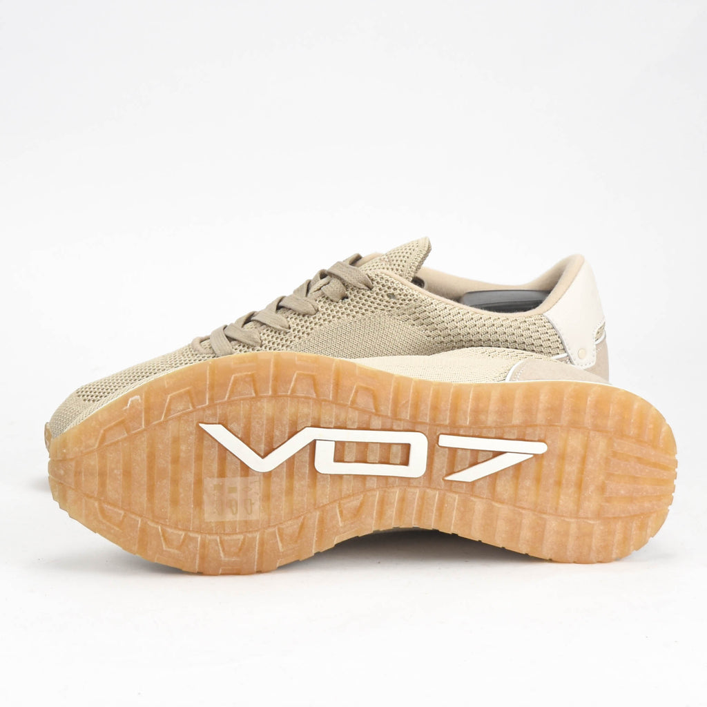 VO7 BASKET MILAN KNIT HOMME BEIGE - CH-MIL-BGE