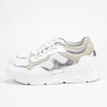 ANDRÉ BASKETS FEMME HAVILAH CUIR BLANC - 52149303600