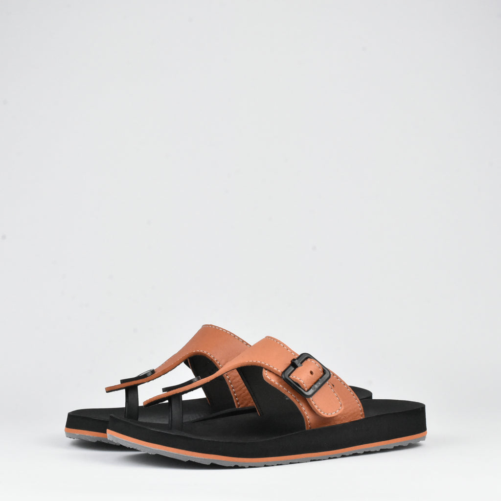 CLAQUETTE AA54M ORANGE BLACK KITO - AA54MOBLK