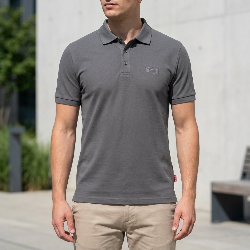 DEPART POLO - G23-003391-GREY17