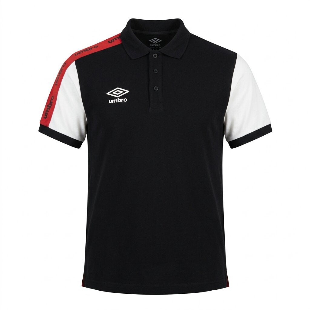 UMBRO POLOS ORIGINAL HOMME NOIR COTON - UAA241M011-001