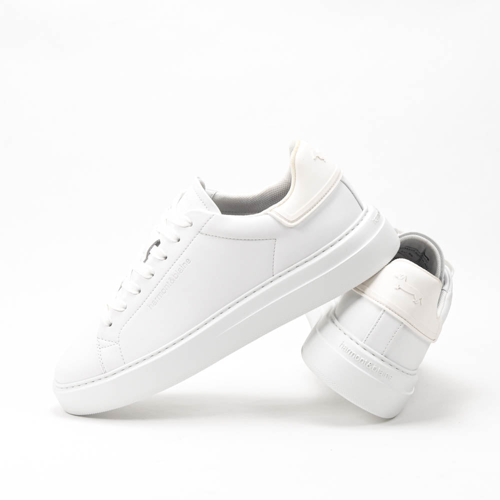 Harmont and Blaine Calf Gum Sneakers Homme - EFM252-020-AA0-A0