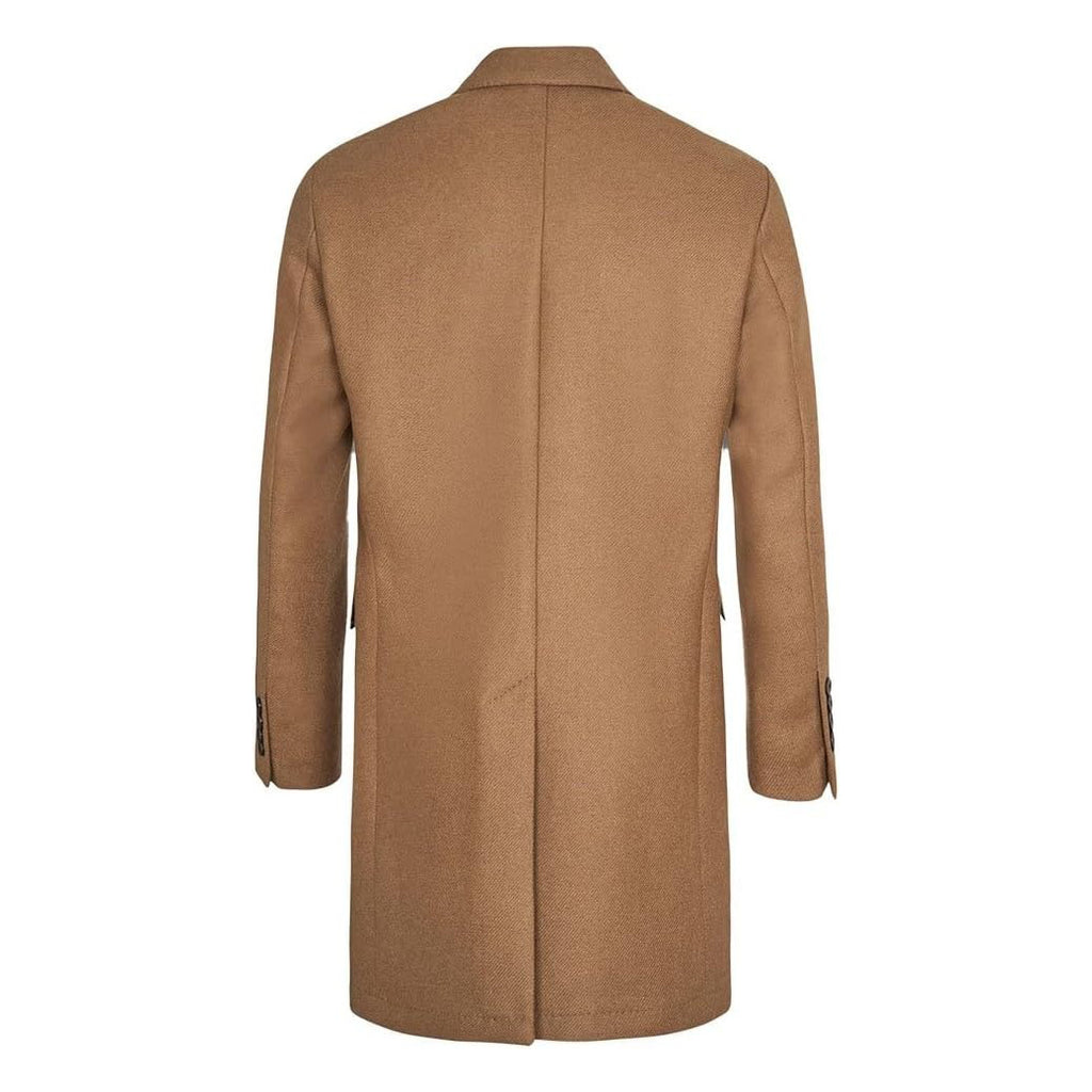 MANTEAU Hackett London Camel Broken Twill DB - HM402677R-855