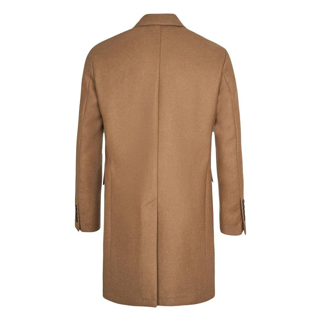 MANTEAU Hackett London Camel Broken Twill DB - HM402677R-855