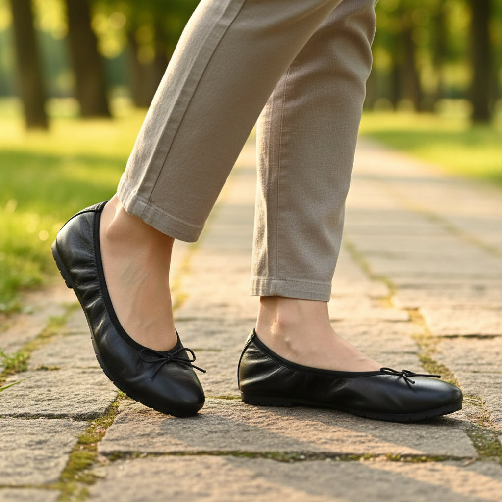 ANDRÉ BALLERINES FEMME NANA NOIR - 52119100500