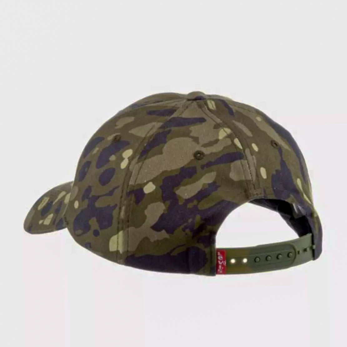 LEVI\'S Camouflage Poster Logo Adjustable Baseball Cap ONE SIZE - D6657-0005