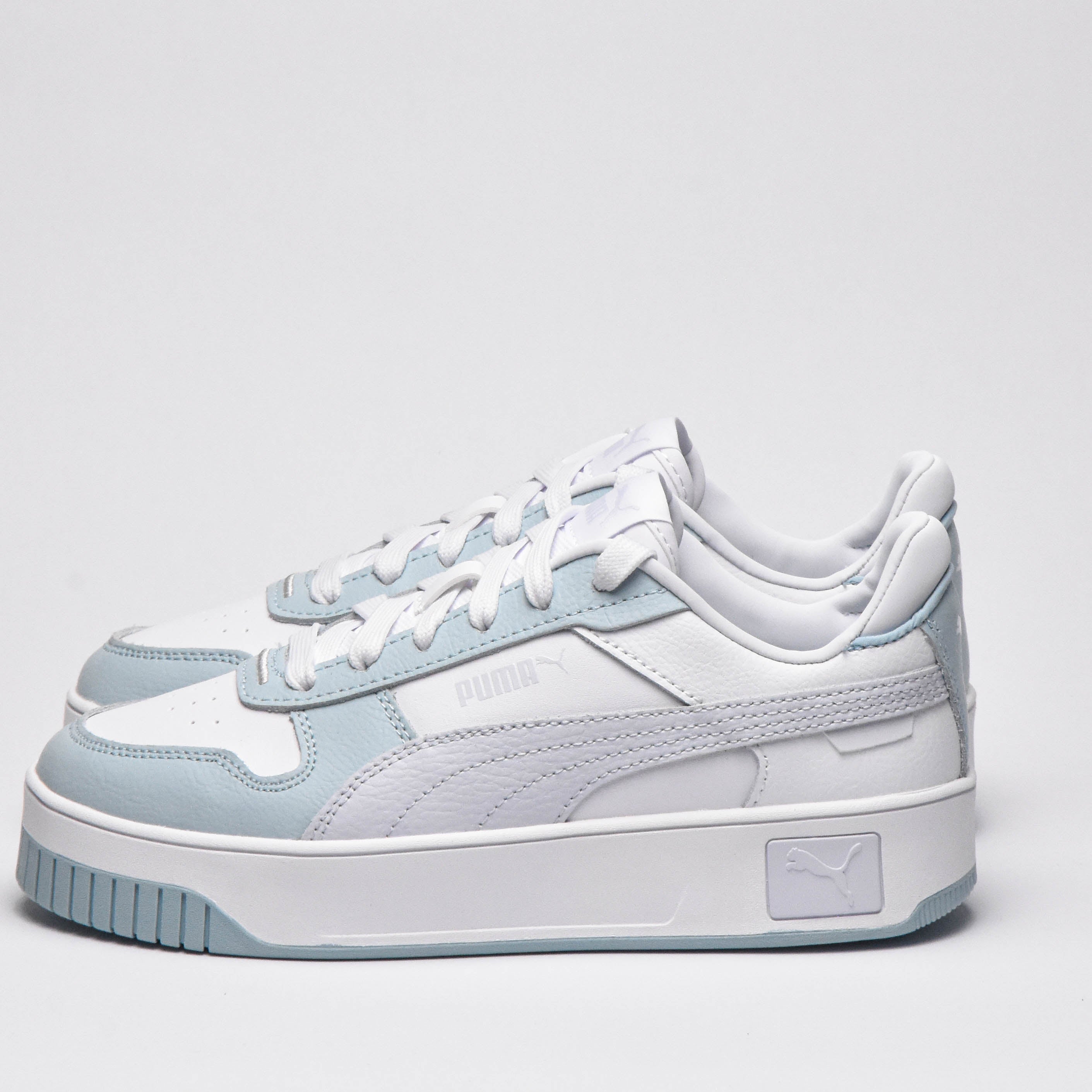 PUMA CARINA STREET JR WHITE SILVER MIST - 393846-07