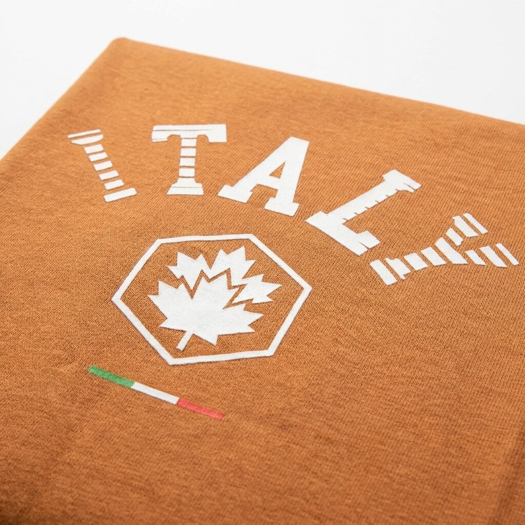 LUMBERJACK MEN TEE ITALY BIG LOGO ORANGE - LBJ27001-DOR