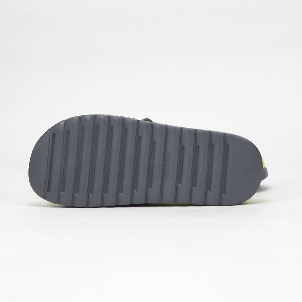 PEAK SLIPPERS DK.GREY YELLOW - E02767L