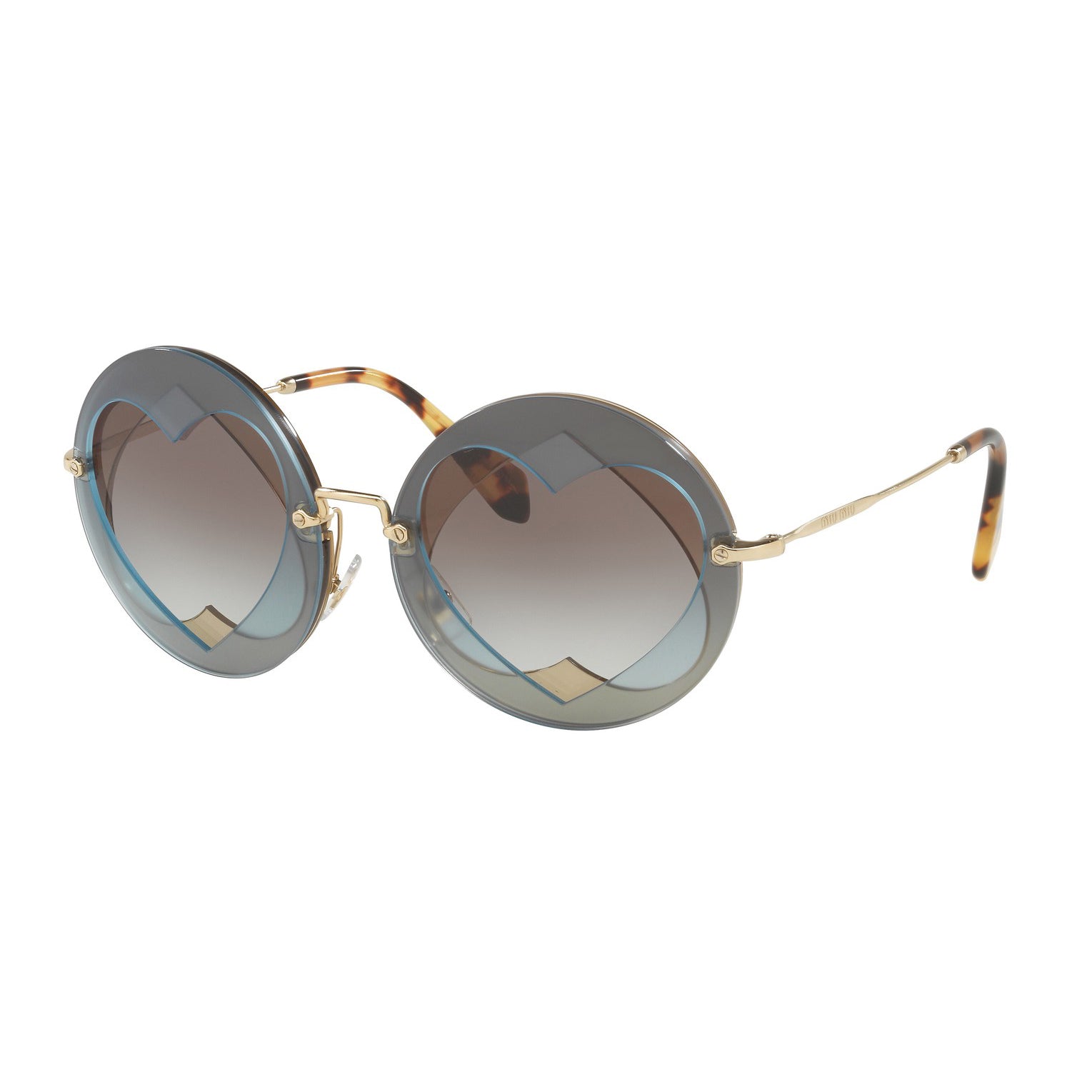 Miu Miu Round Sunglasses MU 01SS - MU 01SS VA00A7