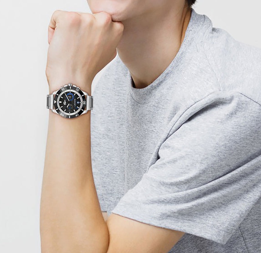 MONTRE Lacoste Stainless Steel Black Dial Multi-function Men\'s Watch - 2011342