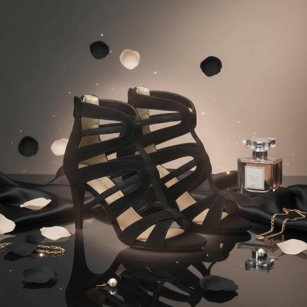 ANDRÉ ESCARPINS FEMME CHILI NOIR - 52314158407