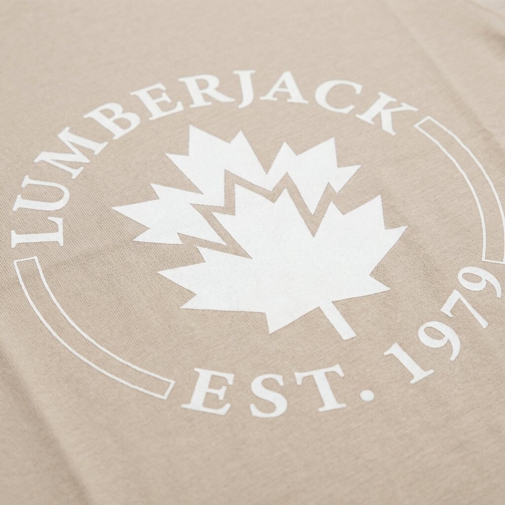LUMBERJACK MEN TEE EST 1979 BIG LOGO CAMEL - LBJ27010-DOR