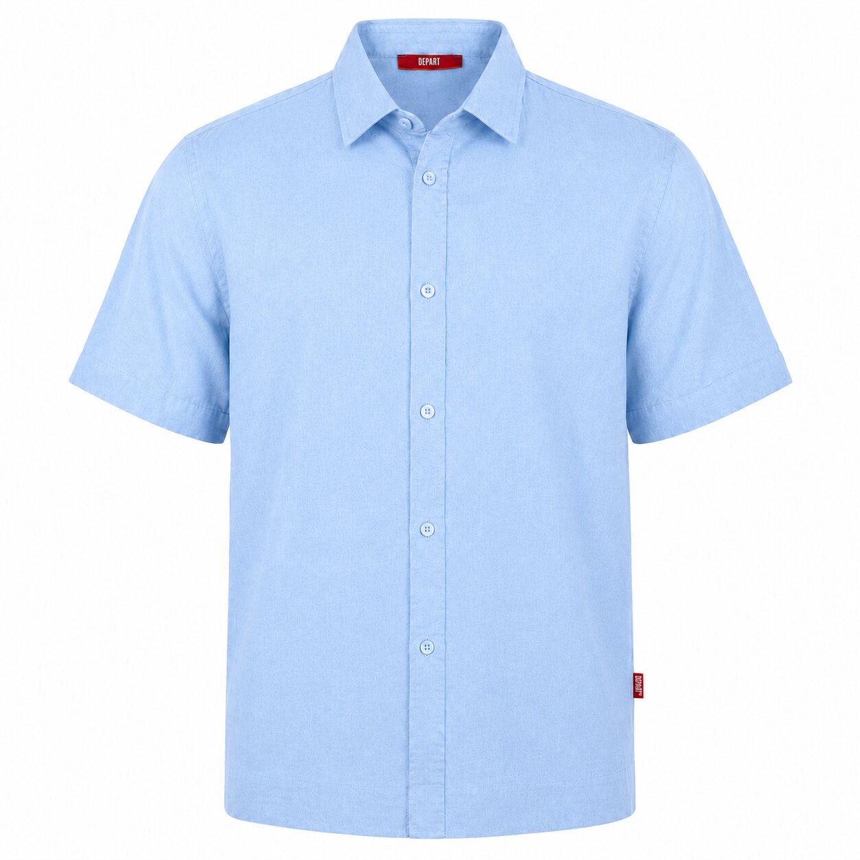 Départ Homme Chemise en Lin Navy - MZ139-G21-000741