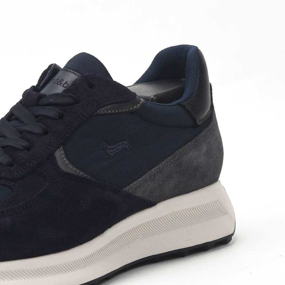 Harmont and Blaine Camoscio Tex Sneakers Homme - EFM252-060-A70-A6